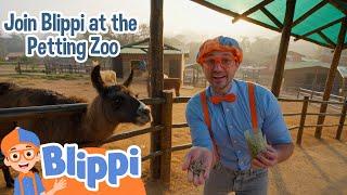 Blippi's Going To The Petting Zoo | Blippi | Kids Show | Toddler Learning Cartoons