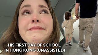 School Drop-off Blues, Updated Daily Makeup Routine, and FOOD | Hong Kong Vlog