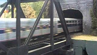 Amtrak Silver Meteor Going Through The Bridge