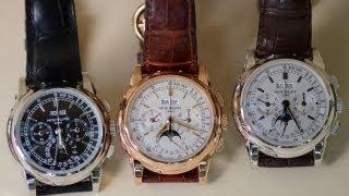 Extreme Wealth Humble Collection - 3 x Patek Philippe Perpetual Chronographs 5970