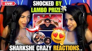 Sharkshe Craziest Reactions on Jonathan new Lamborghini • Shocked by Lambo Prize🫡