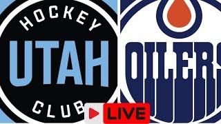 Edmonton Oilers vs Utah Hockey Club NHL Hockey  Live Gamecast and Audio