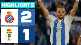 Highlights RCD Espanyol vs Real Oviedo (2-1)