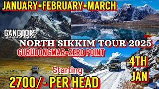 North Sikkim Tour 2025|Gangtok To Zero Point|Gurudongmar Lake|Sikkim Tour 2025