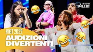 LOL!  I talenti più DIVERTENTI di Italia's Got Talent 2022