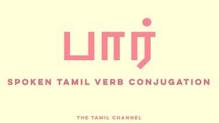 Spoken Tamil Grammar - Verb Conjugation - பார் (look/see)