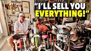 PGA PRO SELLS US HIS BUSINESS… So Many Golf Clubs!!