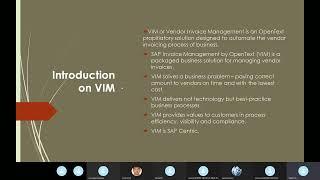 Introduction on SAP Opentext VIM and integration with SAP FICO & SAP MM