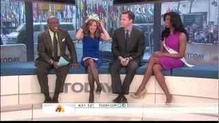 Natalie Morales great stockings 1-11-13