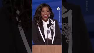 Rep. Jasmine Crockett Compares Harris, Trump at DNC