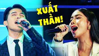 SONG CA GIẤU MẶT | Cô gái có giọng hát CỰC ĐỘC LẠ song ca XUẤT THẦN khiến giám khảo SỮNG NGƯỜI