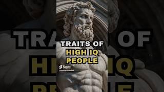 Traits of High IQ People | Think Like A Genius | #highiq | #intelligence