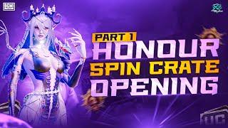 NEW HONOR SPIN CRATE OPENING  GLACIER M762 |​⁠ PART 1 TIPS |  @clawrishav|  #bgmi #crateopeing