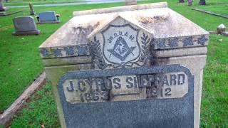 Old Cemetery with unique gravestones