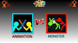 SUPREME DUELIST STICKMAN  ANIMATION VS MONSTER   #animation #gaming ‎#shorts @alanbecker