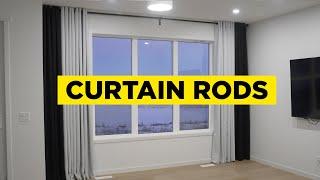 How to Hang Curtain Rods - DIY Project