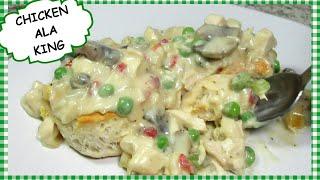 CLASSIC CHICKEN A LA KING | TESS COOKS 4U | TASTY CHICKEN ALA KING RECIPE