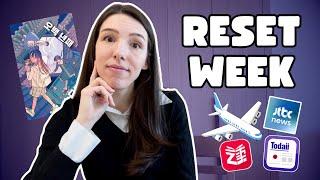 An Extremely REALISTIC Reset Week || Chatty Language Learning Vlog