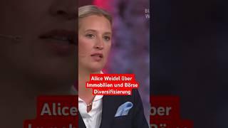 Alice Weidel über Immobilien und Börse / Diversifizierung #shorts #immobilien #aktien