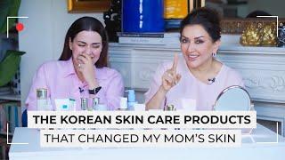 THE KOREAN SKINCARE PRODUCTS THAT CHANGED MY MOM'S SKIN I HYDRATED & GLOWING SKIN I 100 WATT SKIN