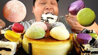 Sweet Tooth Day Twosome Cheesecake, Ice Box, Macaroon Dessert Special Mukbang~!!