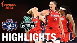 Washington Mystics vs New York Liberty Highlights | Women's Basketball | WNBA May 14, 2024