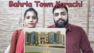 Bahria Town Karachi Street View React By Indian Couple | Pakistan