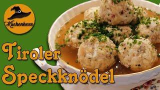 Tiroler Speckknödel in Rindssuppe