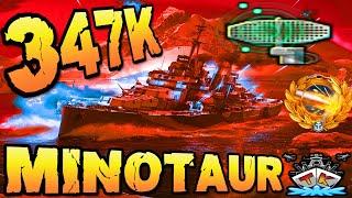 Minotaur *Radar* drückt 347K DMG WTF!! "300K Club" ️ in World of Warships 