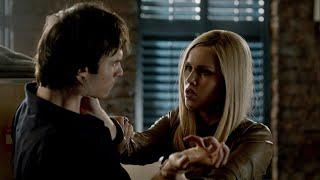 TVD 4x1 - Damon tries to kill Rebekah for causing Elena's car accident | HD