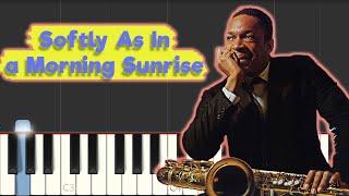 Softly As In a Morning Sunrise - Jazz Piano Tutorials (with scale tips)