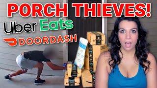Food Delivery Gone Wrong: Drivers Caught on Camera Stealing Packages!