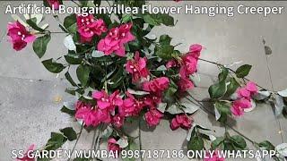 Artificial Bougainvillea Flower || Fake Bougainvillea Hanging Creeper wholesaler SS GARDEN