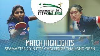 Selvakumar Selena vs Hsieh Tia Lynn | 2019 ITTF Challenge Thailand Open (Group)