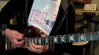 Gibson Les Paul Studio demo Am jam Rock blues riffs