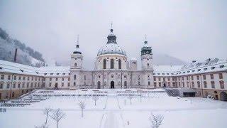 Wintermorgen in Ettal