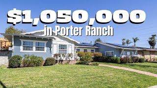 Homes for Sale in Los Angeles- Modern Ranch Style Single Story Porter Ranch Home on a almost 1/4 Lot