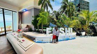 Day 1 at Maafushi Island ️ | Stunning Sea View Hotel in Maldives  | Maldives Travel Vlog Ep-3 