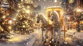 Beautiful Snowy Christmas Ambience Best Christmas Songs of All Time, Peaceful Christmas Piano Music