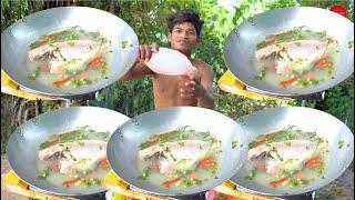 Cooking Sour Lemon Fish Soup Yummy -  Primitive Natural World