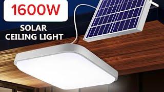 Unboxing Indoor 1600W Solar Ceiling Light