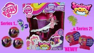 My Little Pony Squishy Pops Sweet Shop Display Case and MLP Surprise Capsules Unboxing and Review