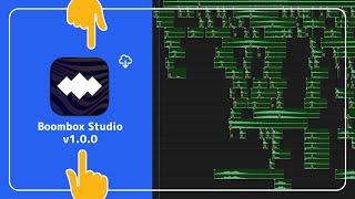 Boombox Studio (sneak peek) — visual sound design app 