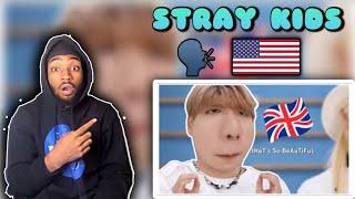 Stray Kids speaking the English language *chaotic* | felixoxo (REACTION!!)