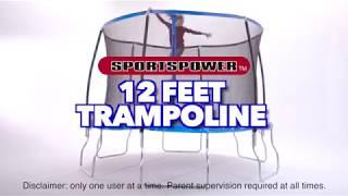 12 Ft  Amazon Exclusive Steelflex Trampoline by Sportspower