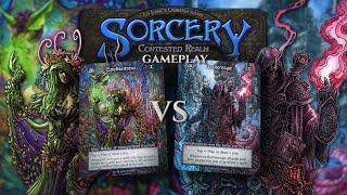 Battlemage vs. Enchantress Showdown! Sorcery:TCG Gameplay