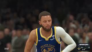 San Antonio Spurs - Golden State Warriors | NBA | NBA 2K24