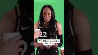 Can listen to A’ja Wilson all day  (via @WNBA, @Las Vegas Aces) #shorts