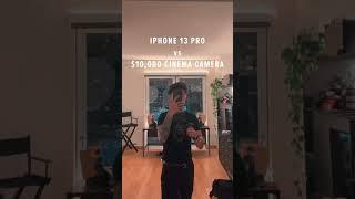 iPhone 13 Pro vs $10,000 Cinema Camera | #shorts