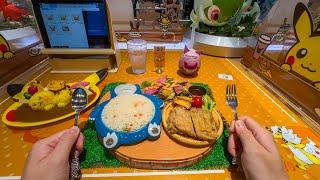 Eating at Pokemon Cafe in Japan